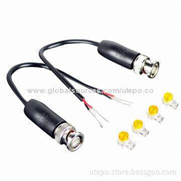 Single Channel Waterproof CCTV Video Balun for Analog Cameras, No Power Required